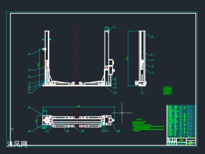 汽车液压式汽车举升机设计