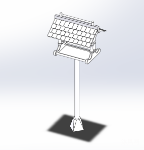 喂鸟器模型图sw图纸合集的封面图