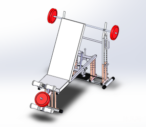卧推锻炼器图纸合集的封面图