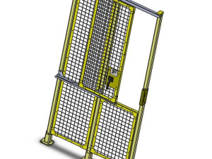 自动伸缩防护网 - 建筑模型图纸 - 沐风网