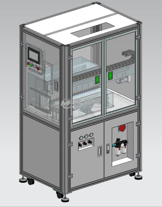 桌面式零件旋转喷漆设备 - 通用设备图纸 - 沐风网