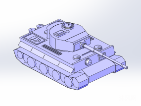 solidworks坦克模型图纸下载_solidworks免费图纸,设计模型大全