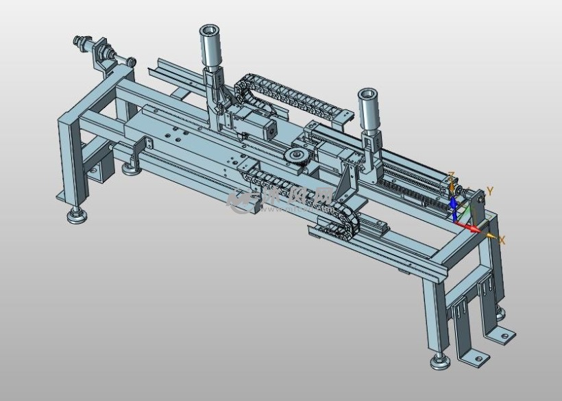 气缸同步滚轮夹持机构 - 机床附件图纸 - 沐风网