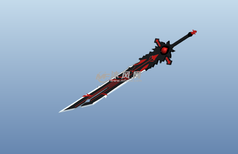 原神狼末武器 - 玩具公仔图纸 - 沐风网