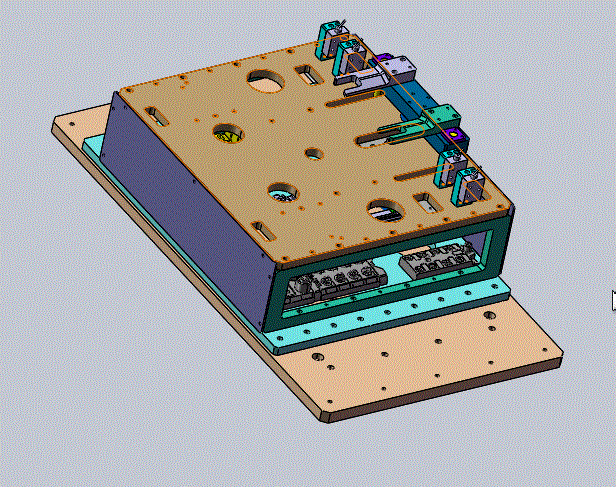 气缸组合的定位工装