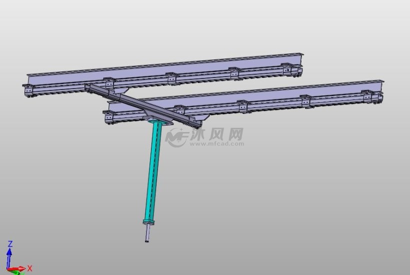 c型钢xy吊载移动吊具 - 工程机械/建筑机械图纸 - 沐风网