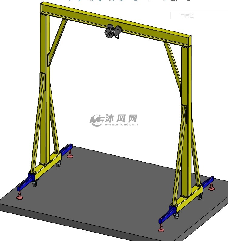 手动龙门吊设计