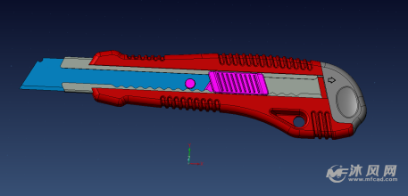 美工刀模型图sw
