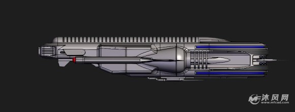 宇宙飞船模型sw-未来科技图纸-沐风网