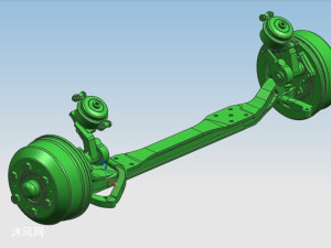 轻型卡车前桥总成-气压制动