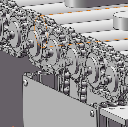 工业用单链条传动设备