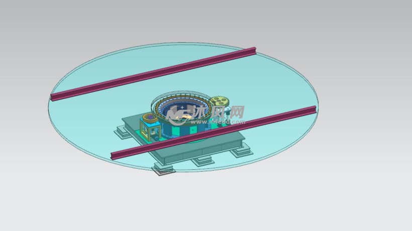 制电动轨道转盘