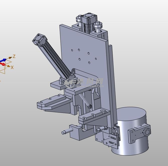 圆轴气动90度翻转机