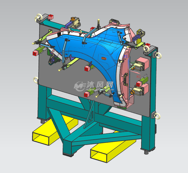翼子板检具设计