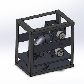 网球自动发球机sw三维图纸图纸合集的封面图