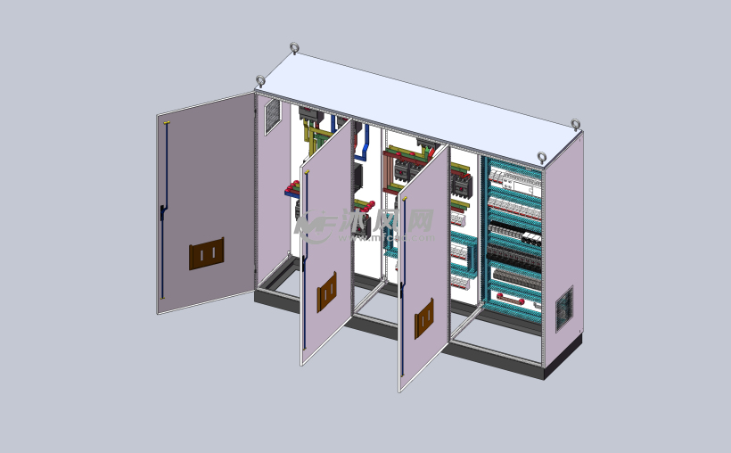仿威图三柜组装plc延时控制柜