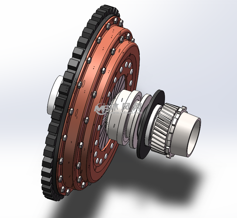 中置轴轿运车膜片弹簧离合器