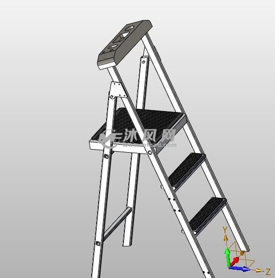 家用铝合金升降三角爬梯