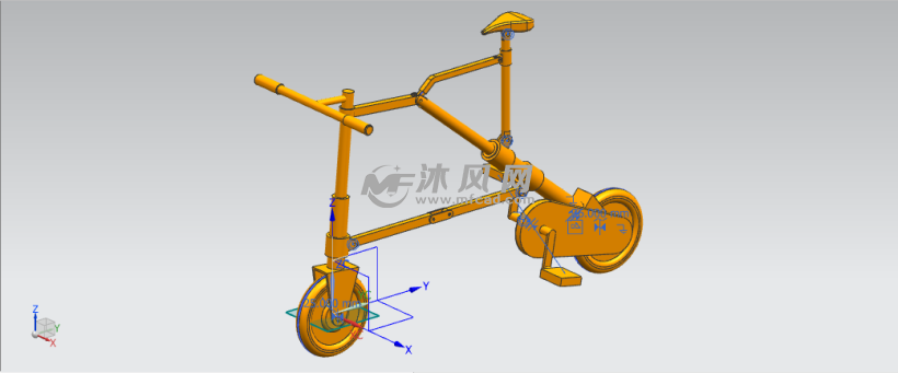 ug折叠自行车 - 非机动车及附件图纸 - 沐风网