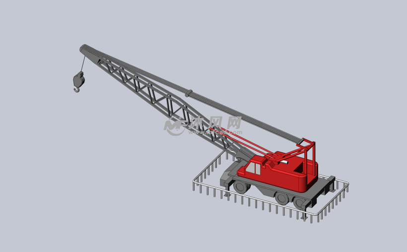 吊車模型圖sw