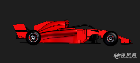 f1方程式赛车3d-专用车图纸-沐风网