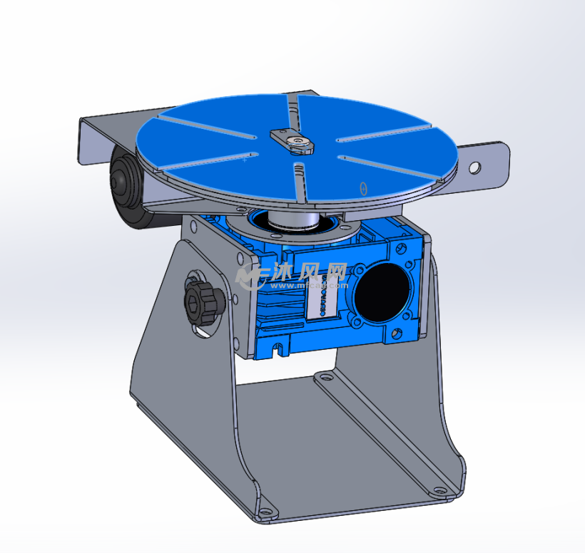 焊接旋轉工作臺模型