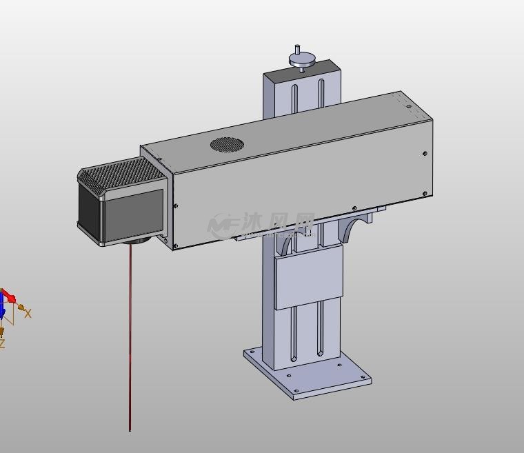 100w激光焊接发射器 - 零部件模型图纸 - 沐风网
