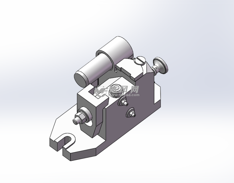 托架零件顶面铣夹具