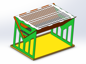 不锈钢钣金烧烤架