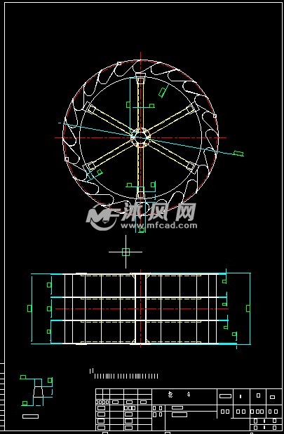 5m轮斗洗沙机(摩天轮) - 机器人模型图纸 - 沐风网