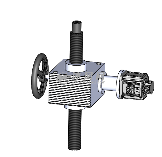 螺旋升降机调姿机构 - 输送和提升设备图纸 - 沐风网