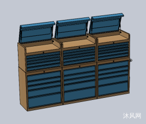 多层式工具柜图纸合集的封面图