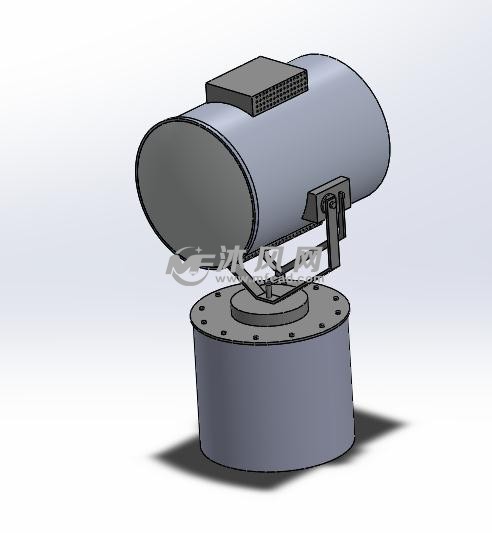探照灯建模三维