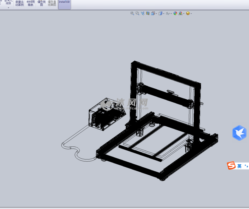 混凝土3d打印机设计模型 - 办公用品图纸 - 沐风网