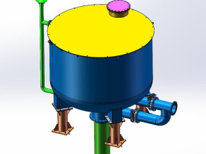 uasb厌氧反应器脉冲布水器加工图纸 - 机械设备图纸 - 沐风网