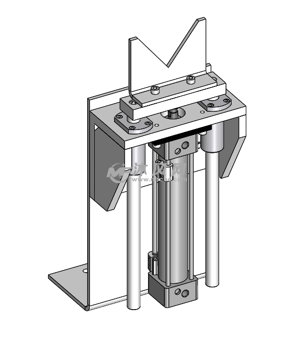 一款气缸顶升机构