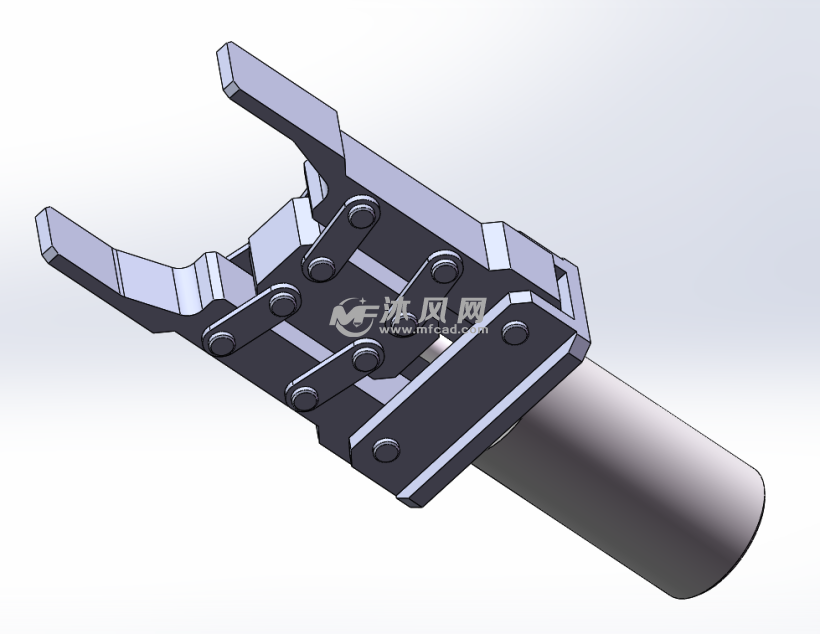 手爪平行开闭的机械手