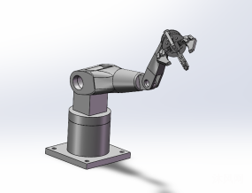六自由度机械臂抓手图纸合集的封面图