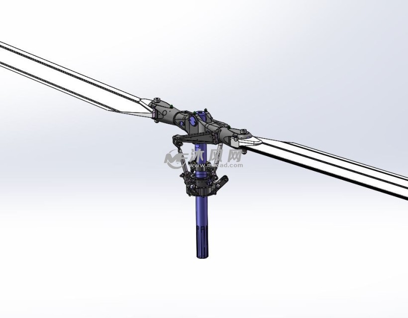 200公斤级无人直升机旋翼头总成