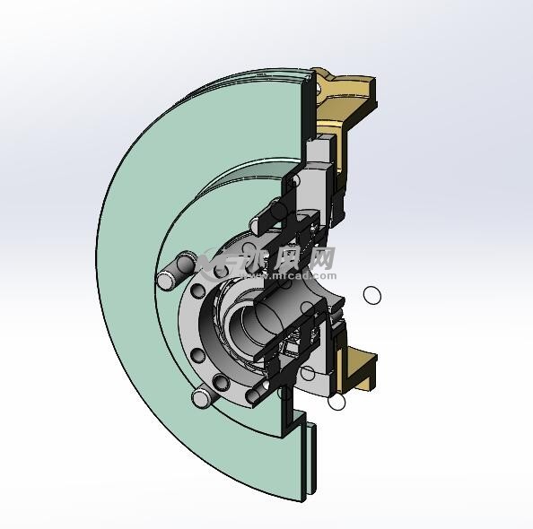 盘式制动器装配图