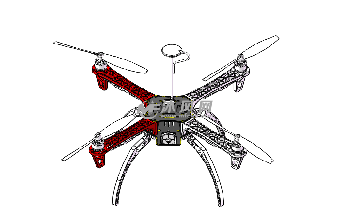 dji f450机架无人机航模