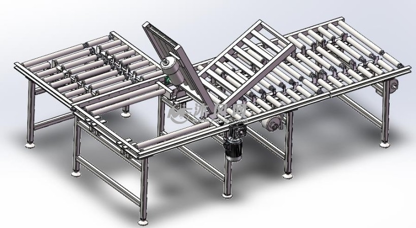 流水线布匹自动翻转机构设计