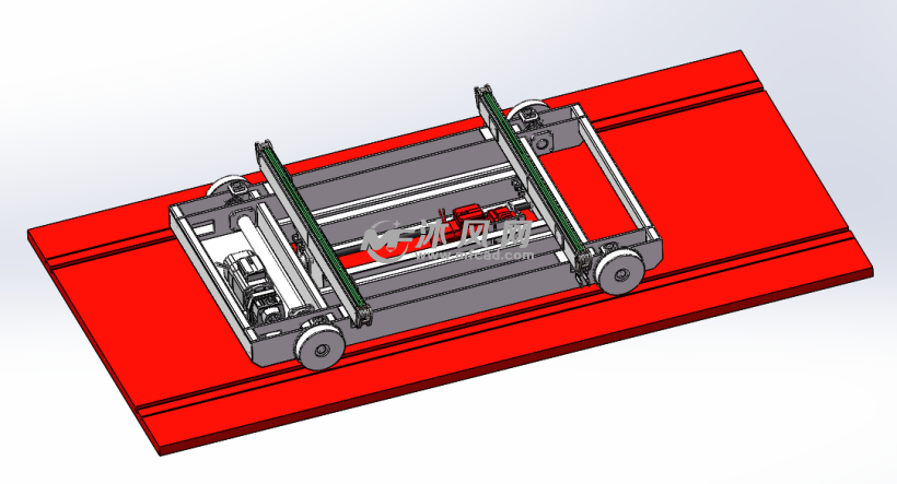 自动横移台车 - 专用车图纸 - 沐风网