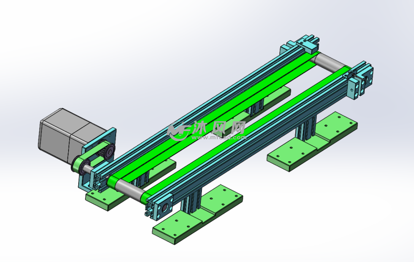 宽皮带线体输送线