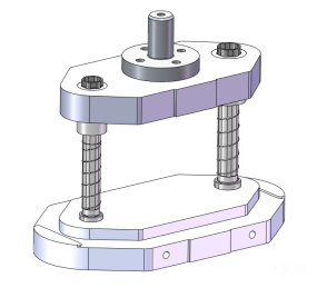 中间导柱滚珠滑动导向模架图纸合集的封面图