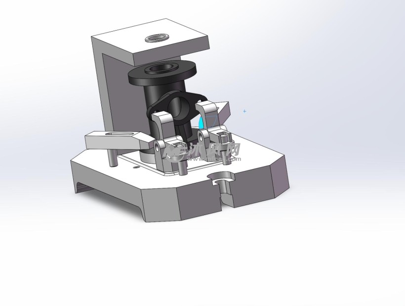 阀体钻φ25孔三维夹具设计