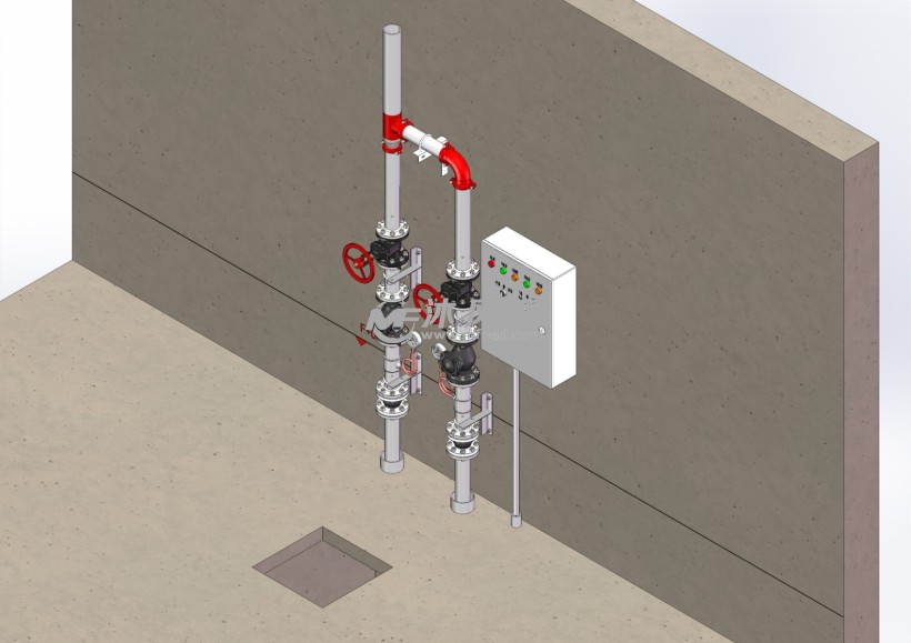 地库集水坑排水泵安装