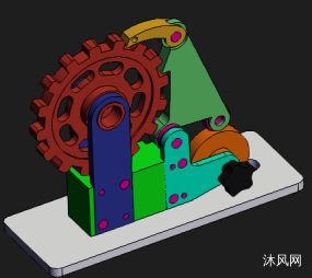 棘轮棘爪机构图纸合集的封面图