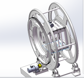 自动线大型托盘翻转机构图纸合集的封面图
