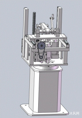码垛机械手的旋转与升降底座图纸合集的封面图